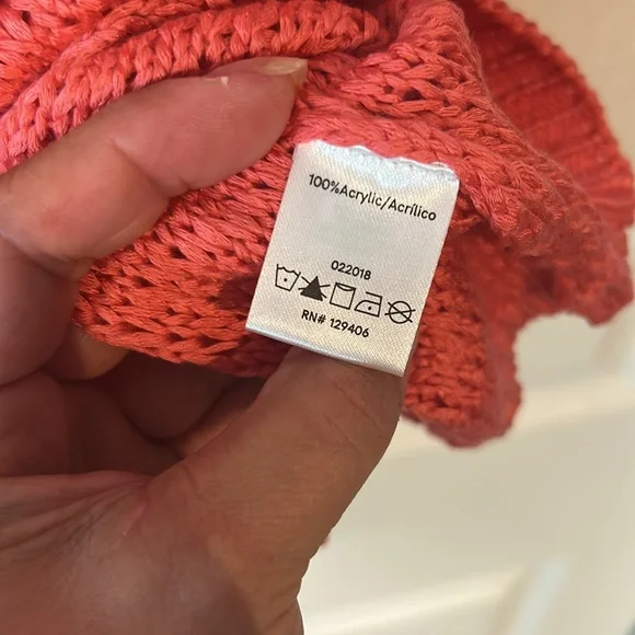 Women's Coral Knit Sweater NWT size 1X - Picture 5 of 10